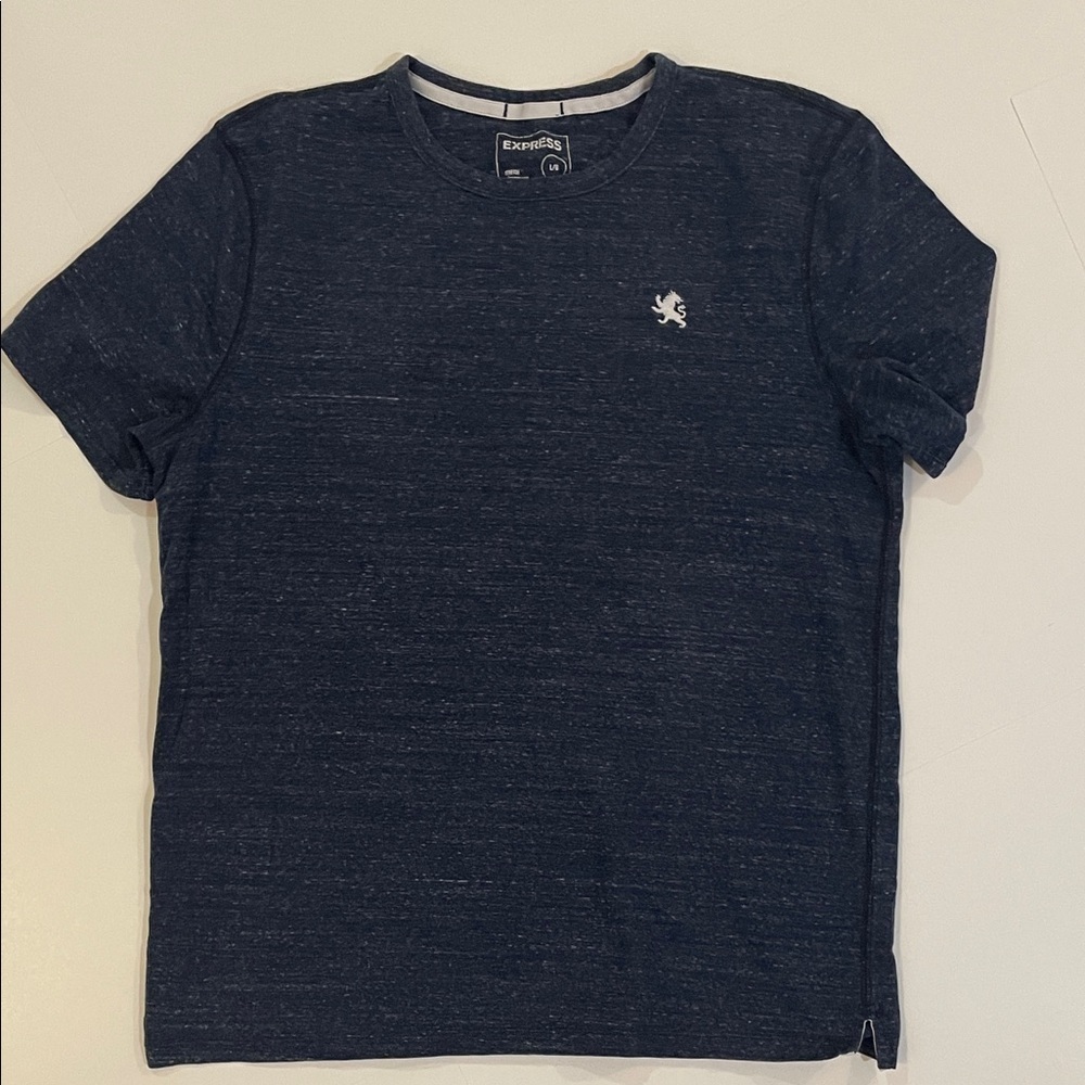 Men’s Express Dark Blue Short Sleeve Tee Size Large
